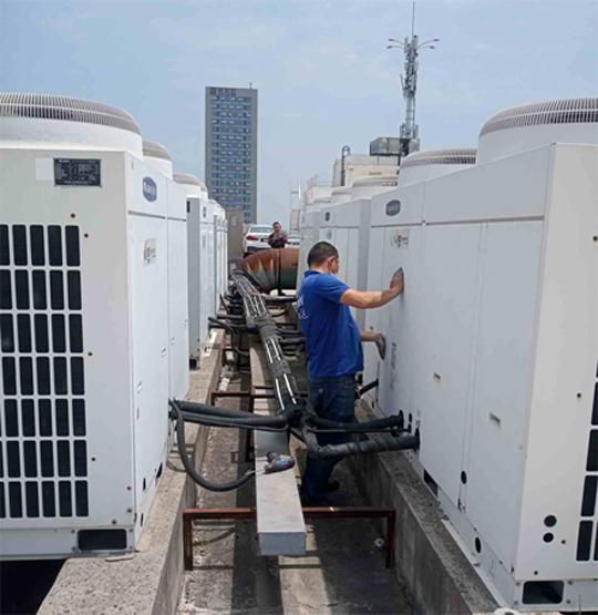 阳信中央空调制热和不制冷系统维修方法